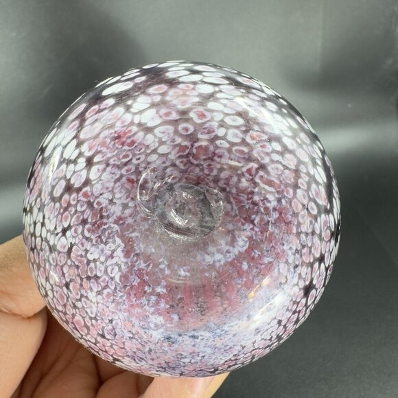 Vintage Hand Blown Art Glass Vase Jack In Pulpit Hand Made Studio Glass Vase VTG - Picture 7 of 16